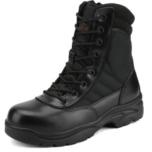 High Quality Genuine Leather Steel Toe Cap Combat Safety Boots